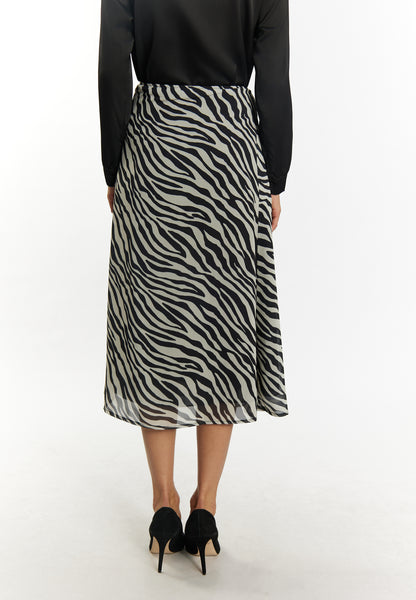 faina damska spódnica zebra print