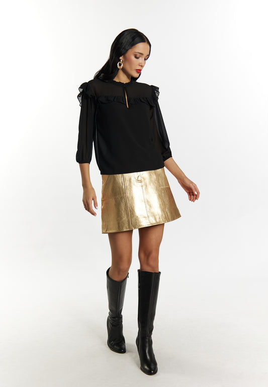 faina women's ruffle blouse