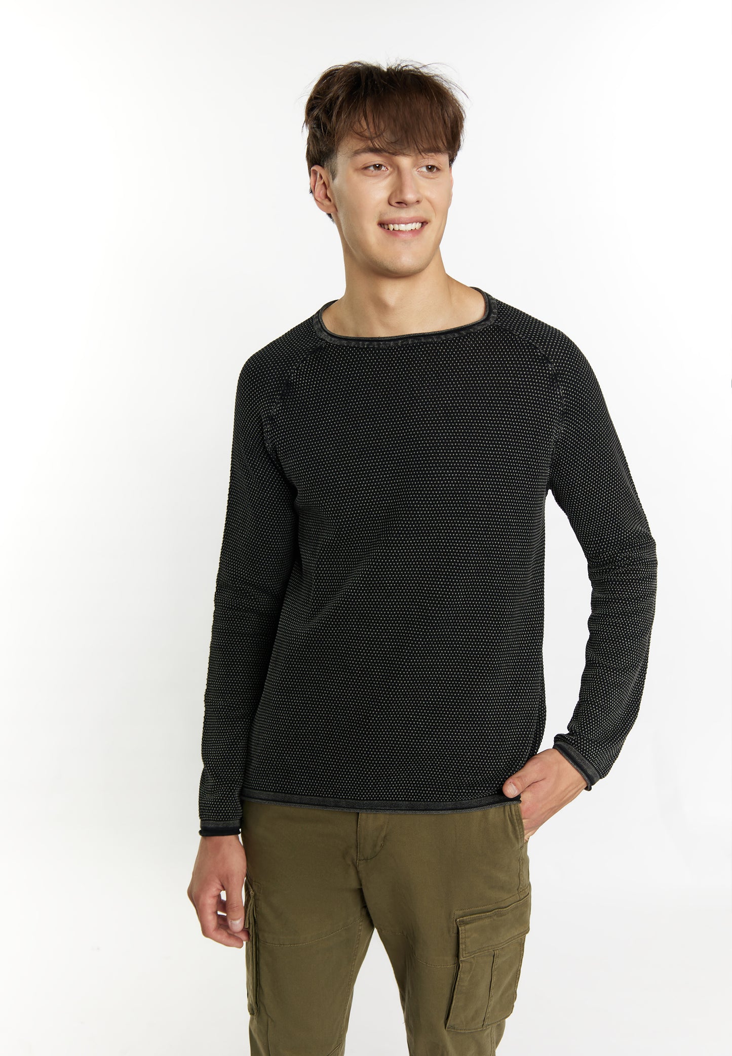 Mo men's knit sweater
