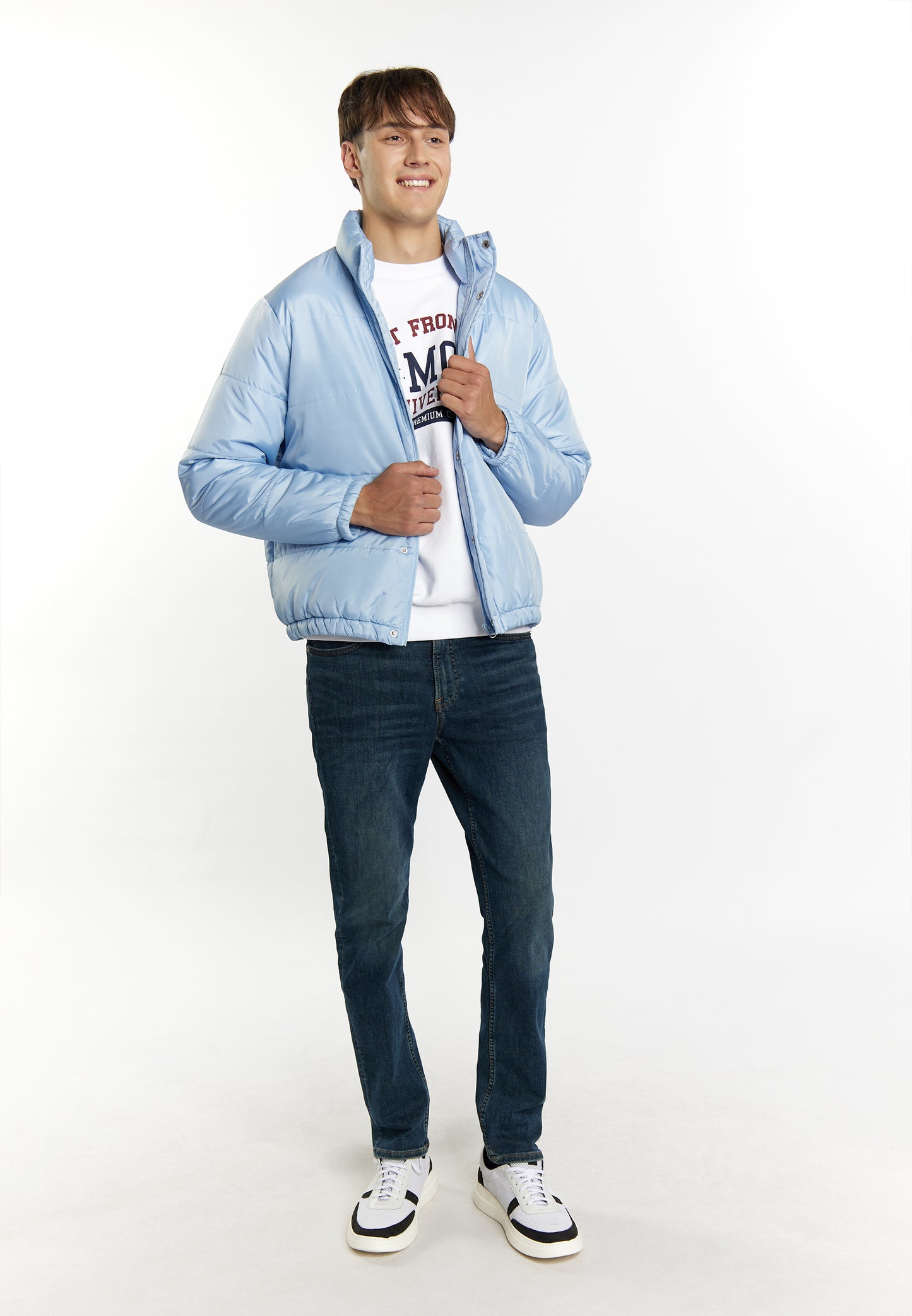 Mo men's lilightweight quilted jacket