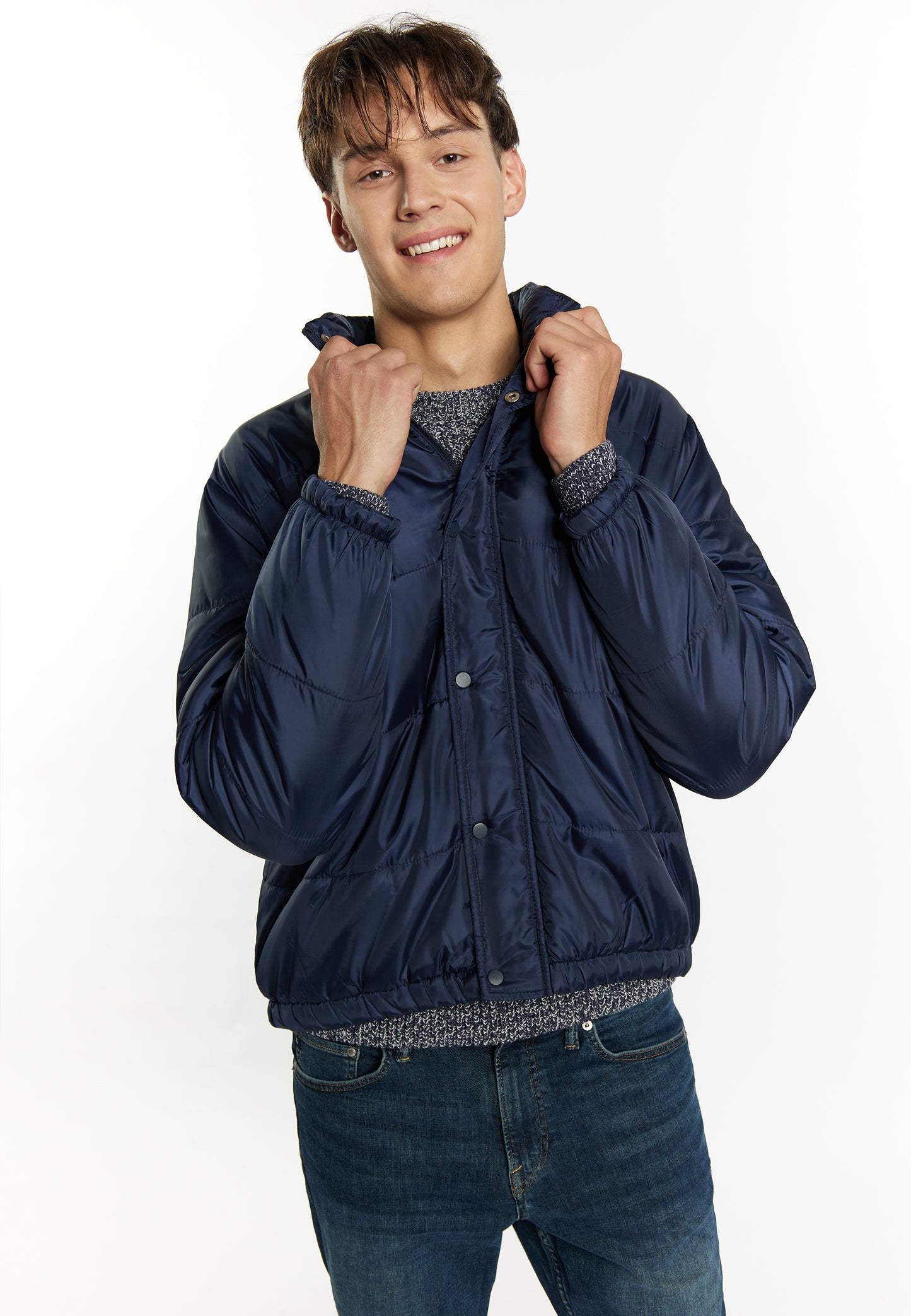 Mo men's lilightweight quilted jacket