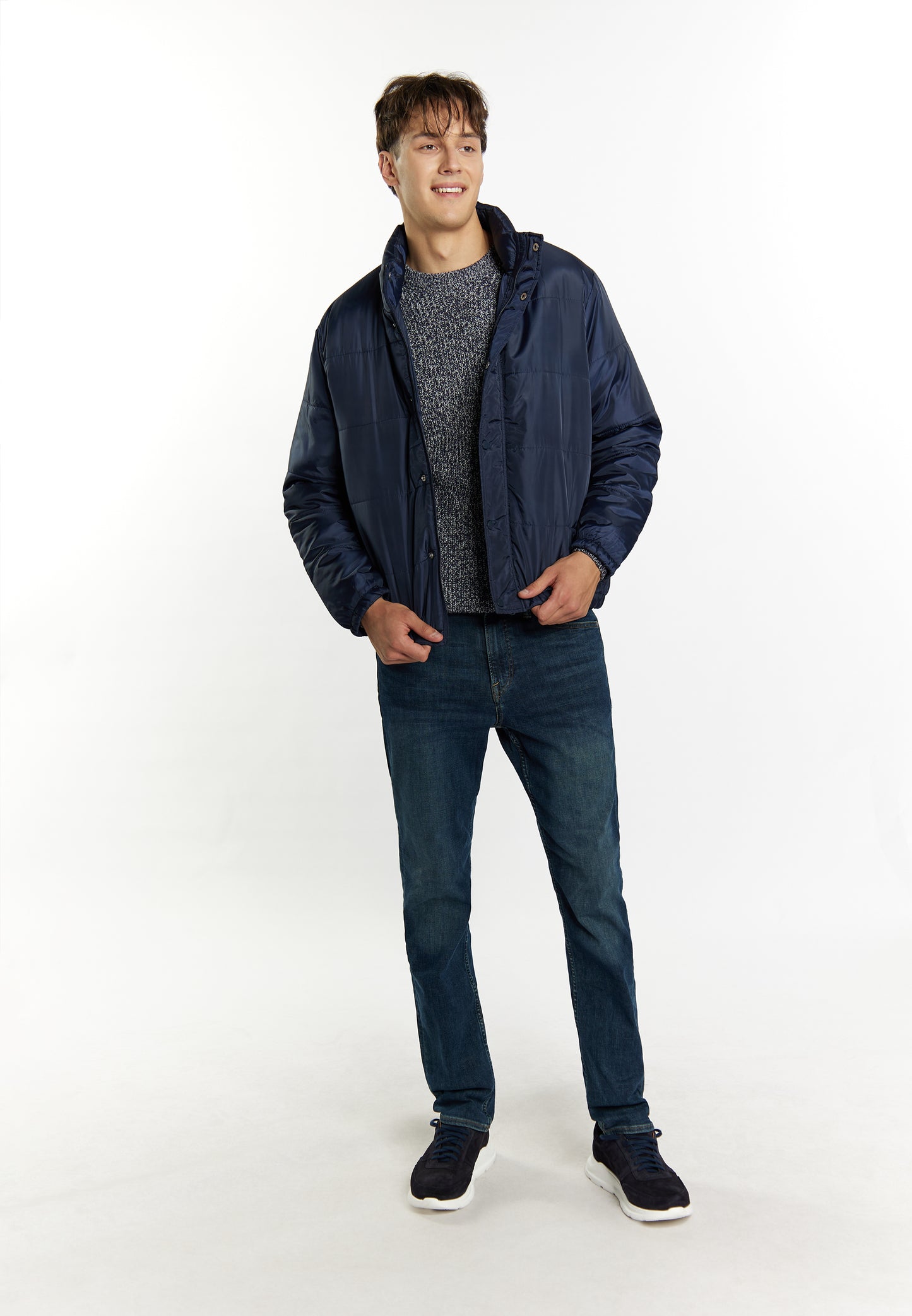 Mo men's lilightweight quilted jacket