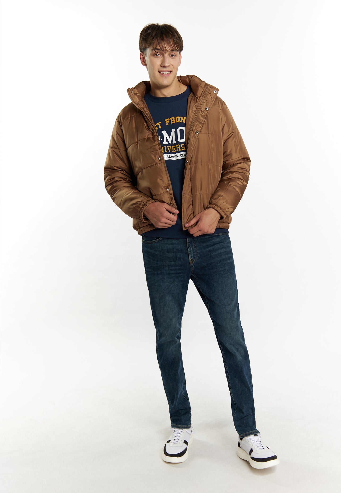 Mo men's lilightweight quilted jacket