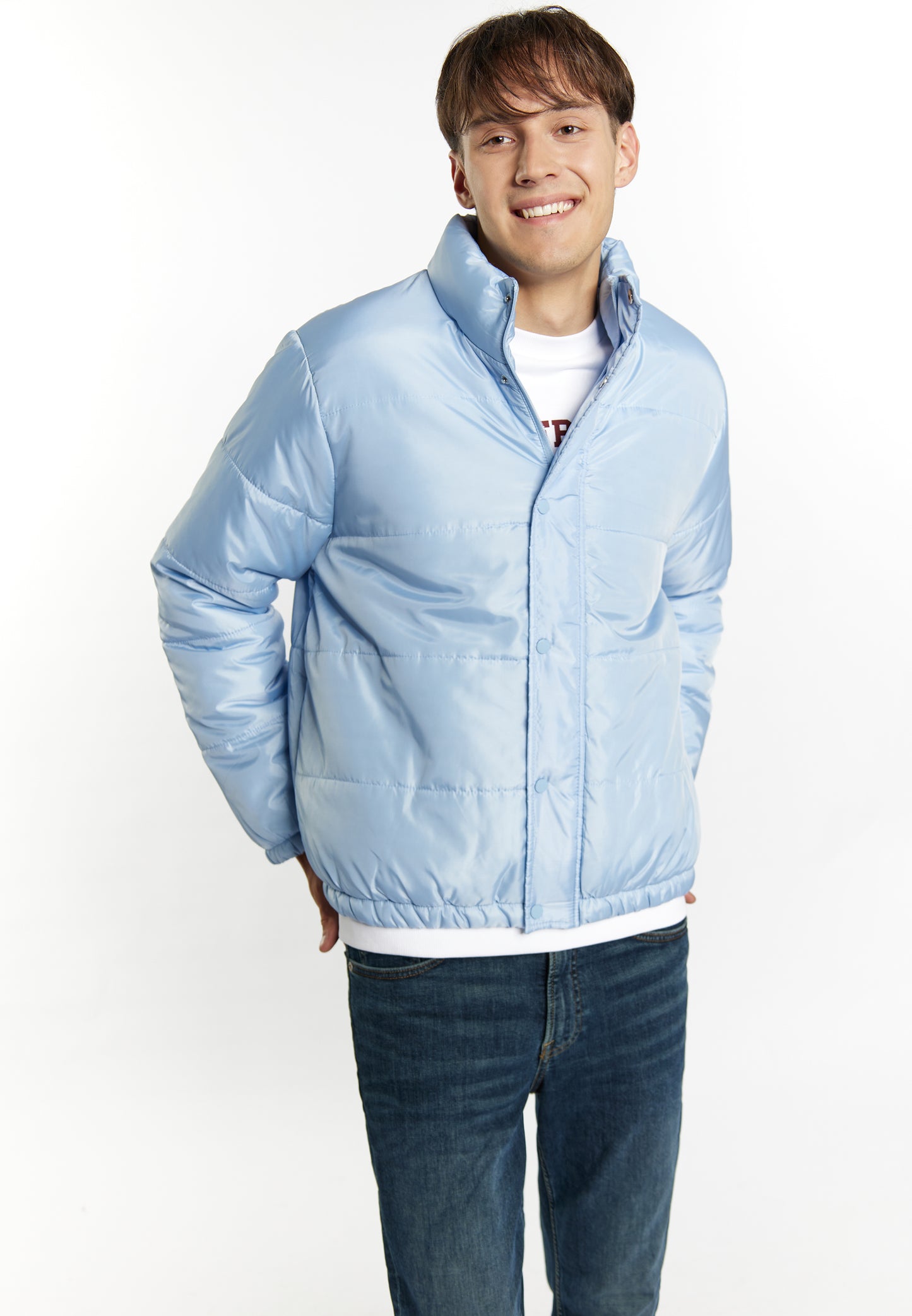Mo men's lilightweight quilted jacket