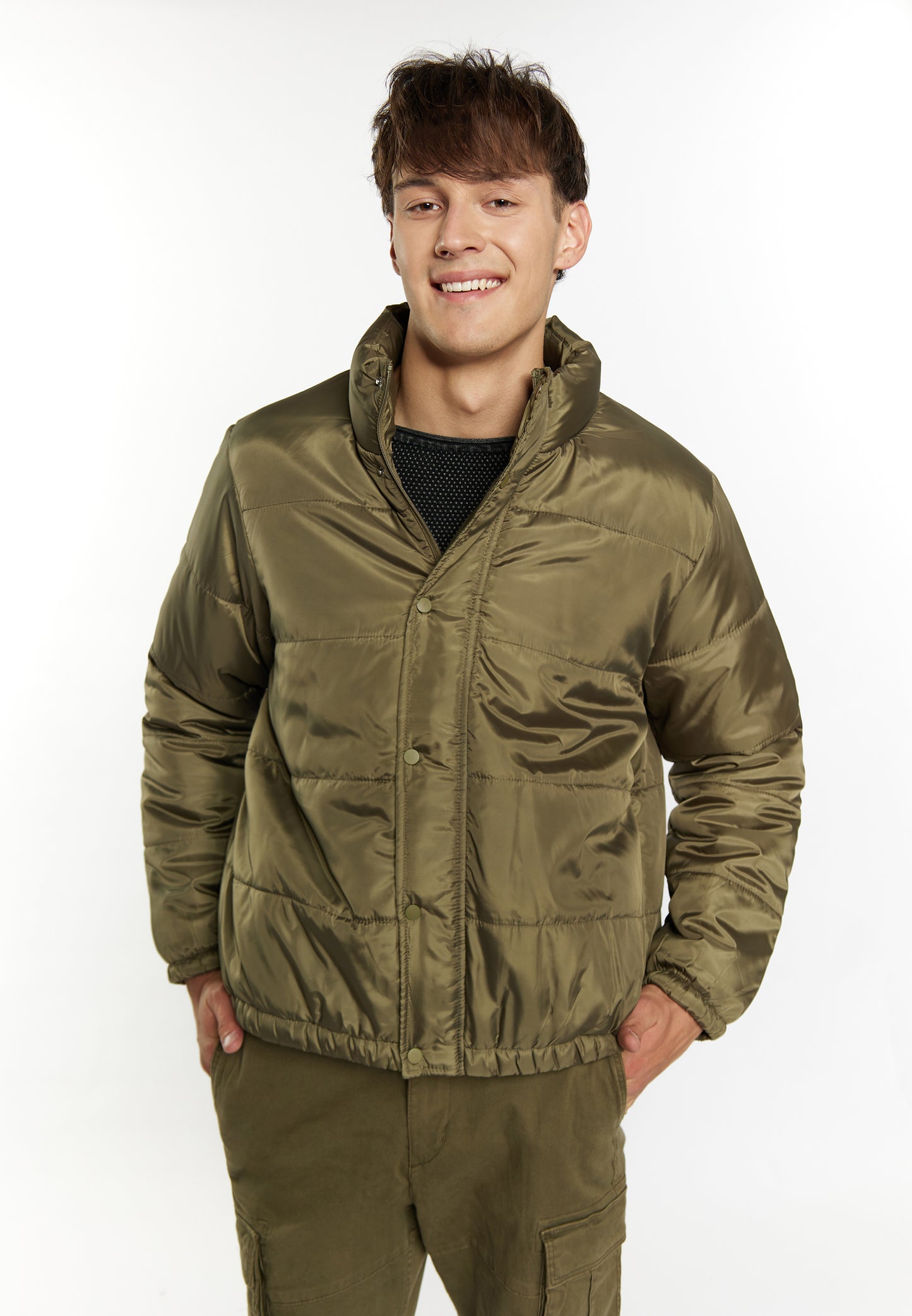 Mo men's lilightweight quilted jacket