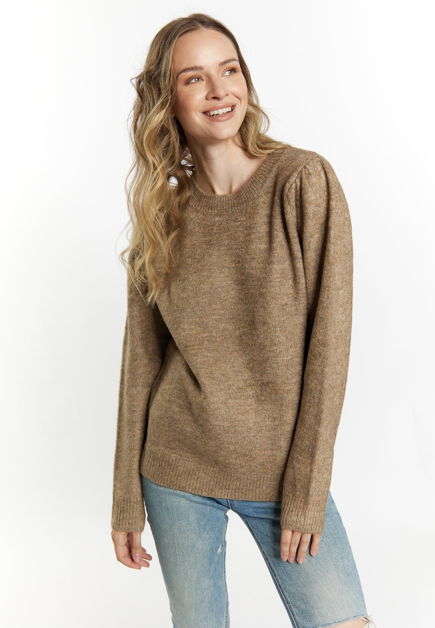 DreiMaster Vintage damski sweter dzianinowy