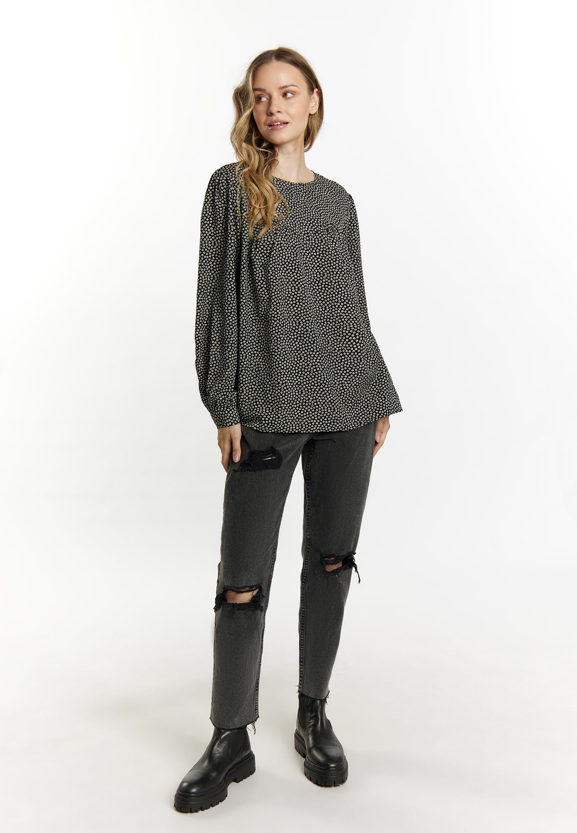 DreiMaster Vintage women's long sleeve blouse