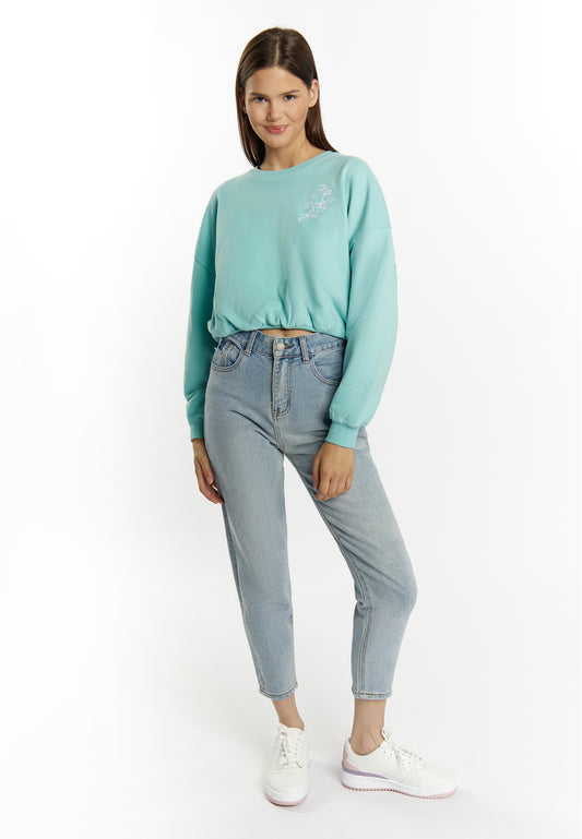 myMo women's cropped sweatshirt