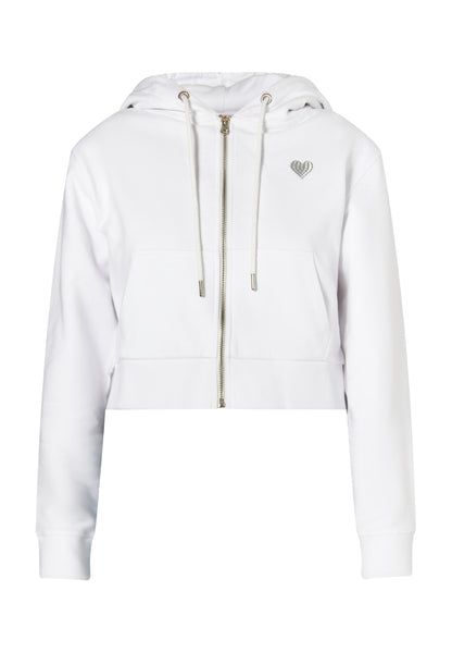 myMo women's cropped zip hoodie