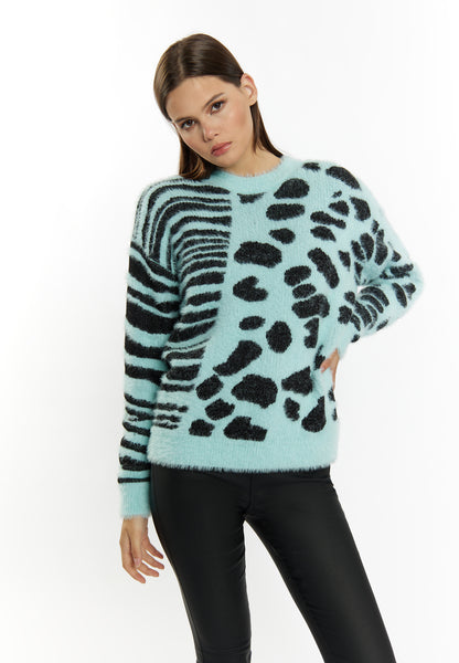 myMo damski sweter z dzianiny