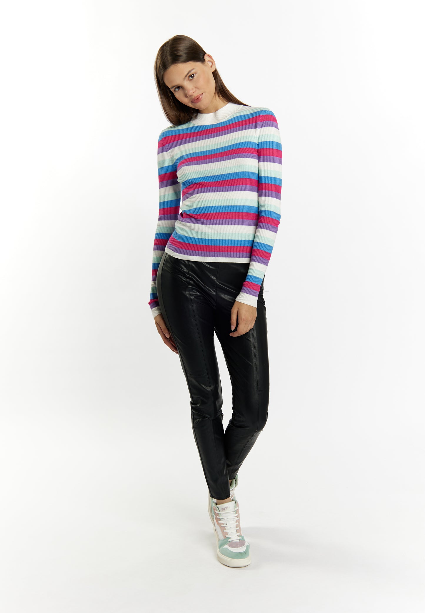 myMo women's rib knit sweater