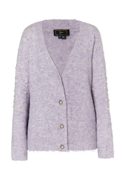 faina women's cardigan with pearl