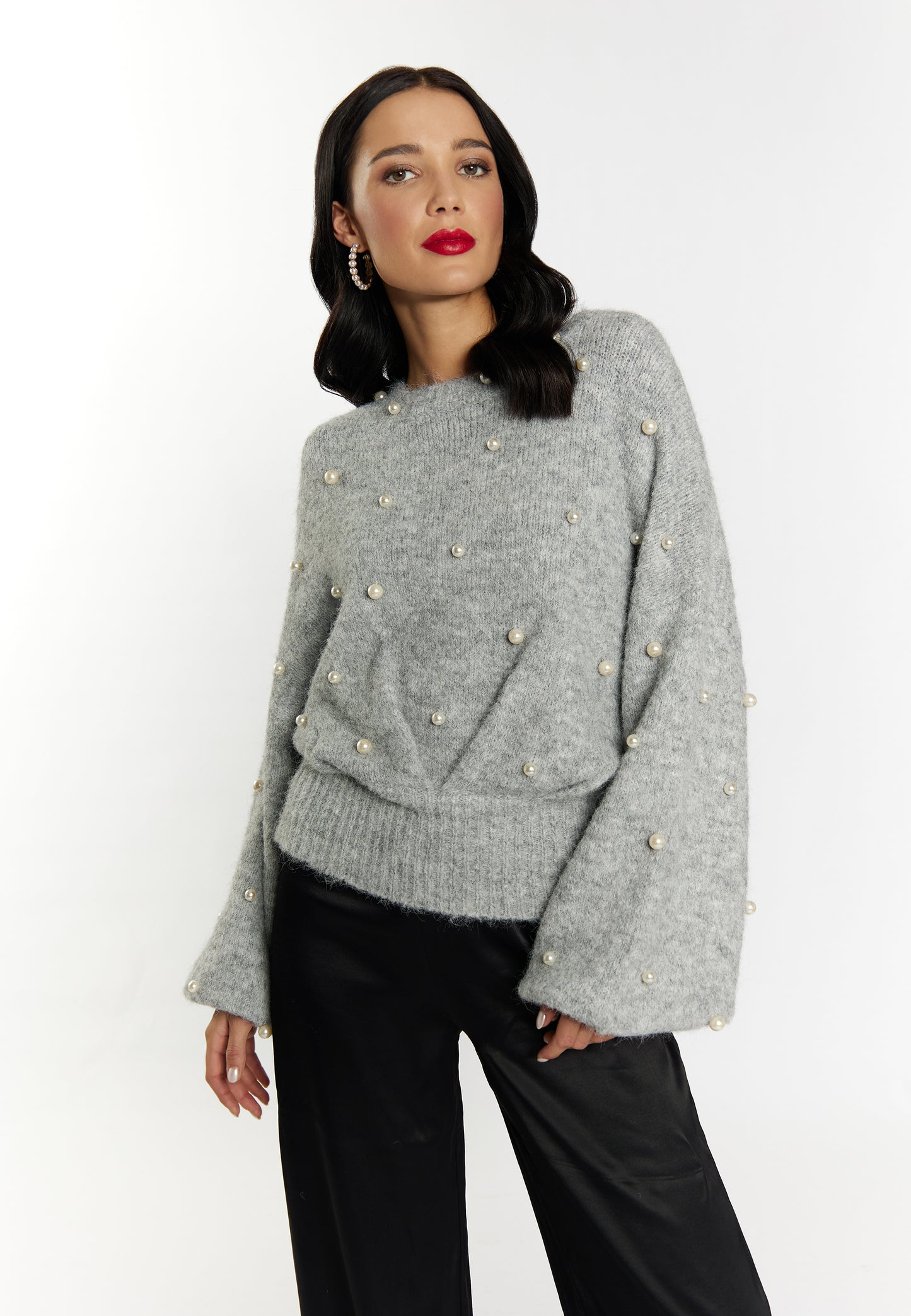 faina damski sweter dzianinowy