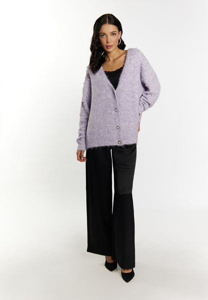 faina women's cardigan with pearl