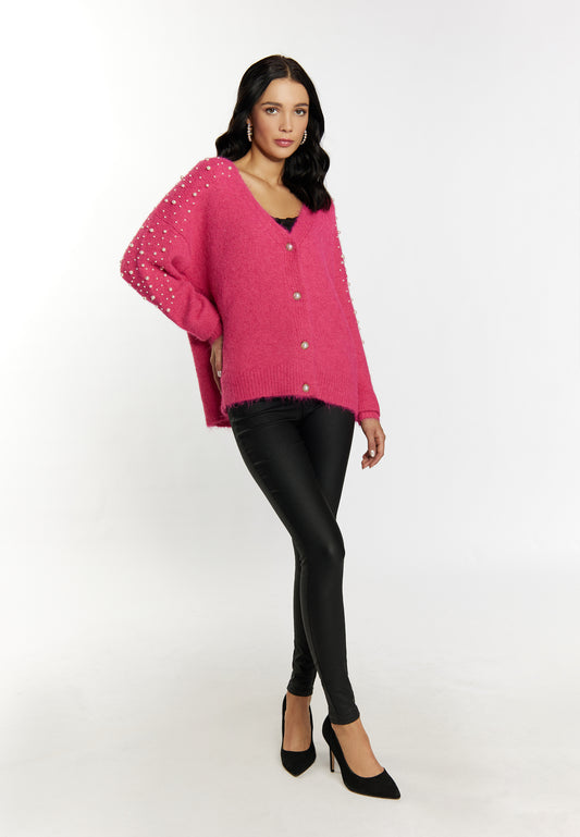 faina women's cardigan with pearl