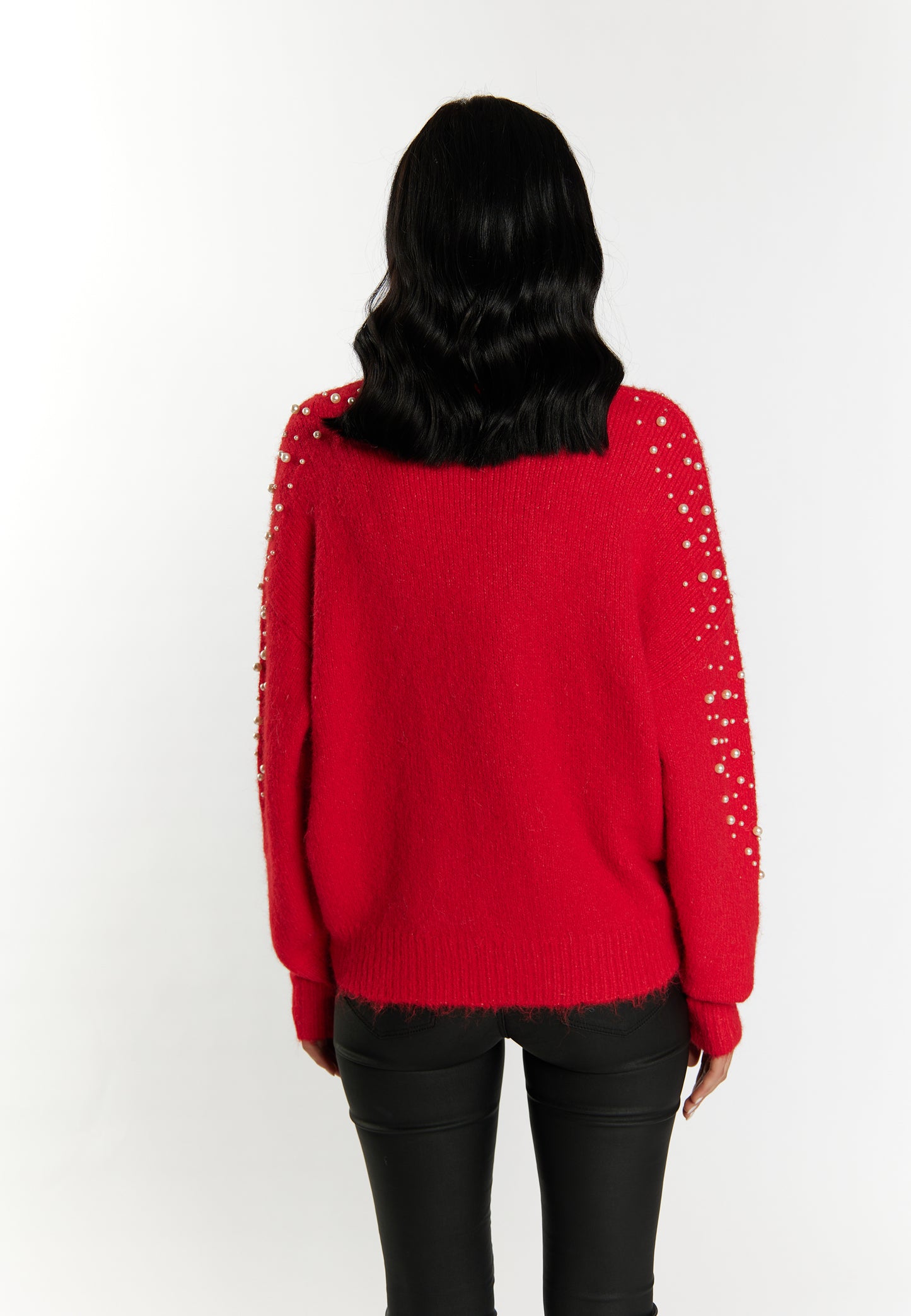 faina women's cardigan with pearl