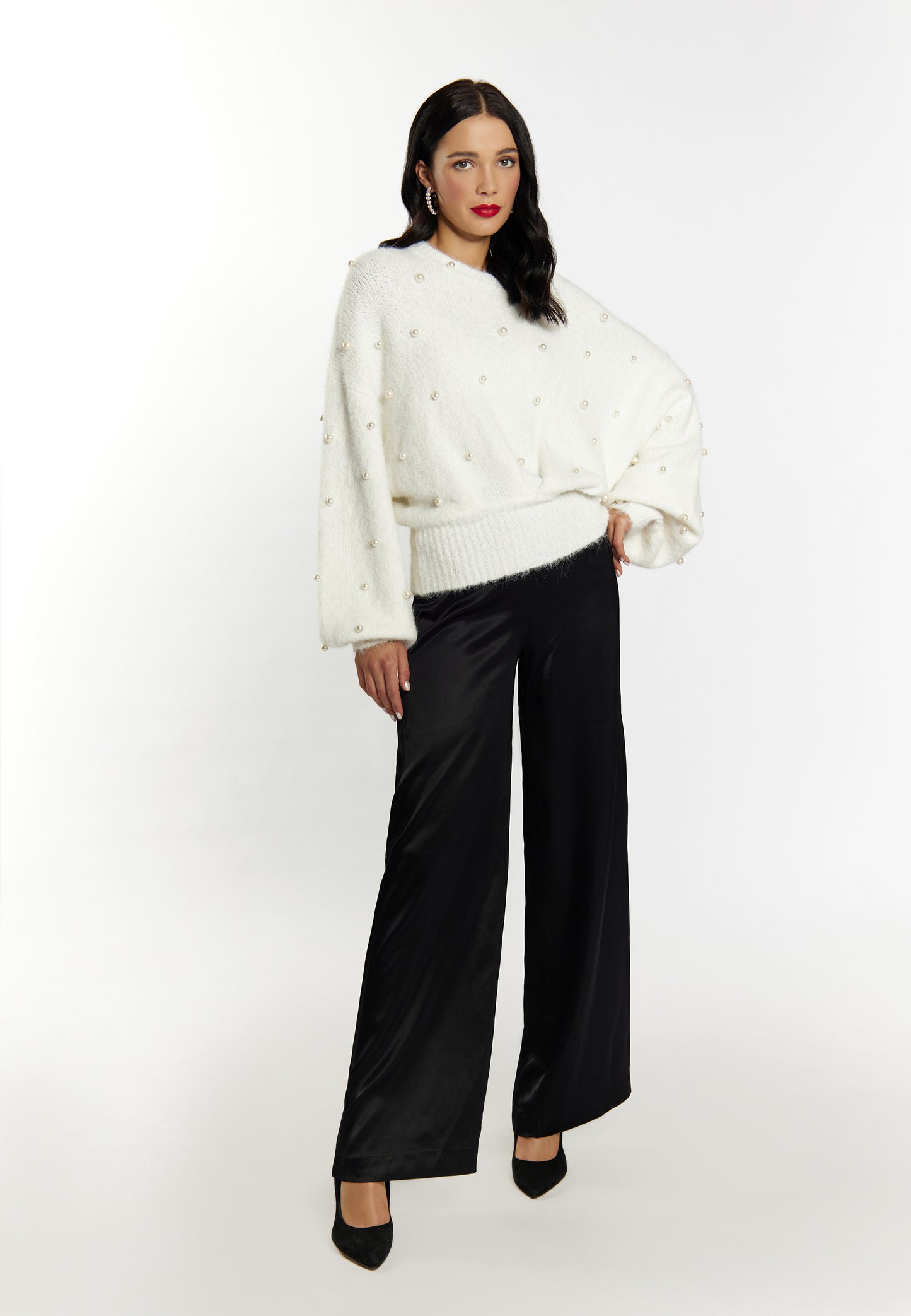 faina damski sweter dzianinowy