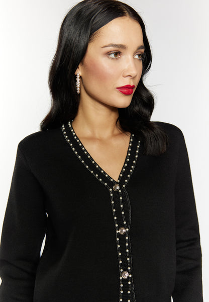 faina women's cardigan with pearl