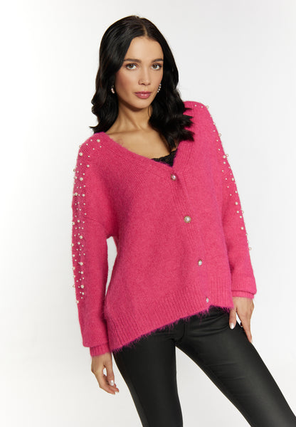 faina women's cardigan with pearl