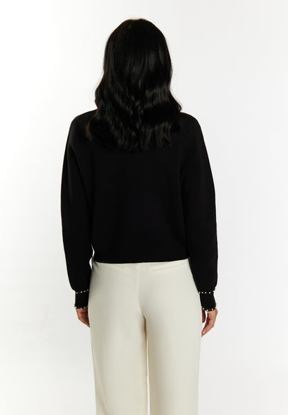 faina women's cardigan with pearl