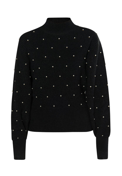 faina women's knitted sweater with pearl