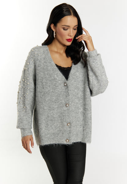 faina women's cardigan with pearl