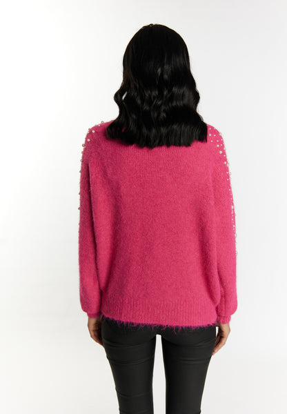faina women's cardigan with pearl