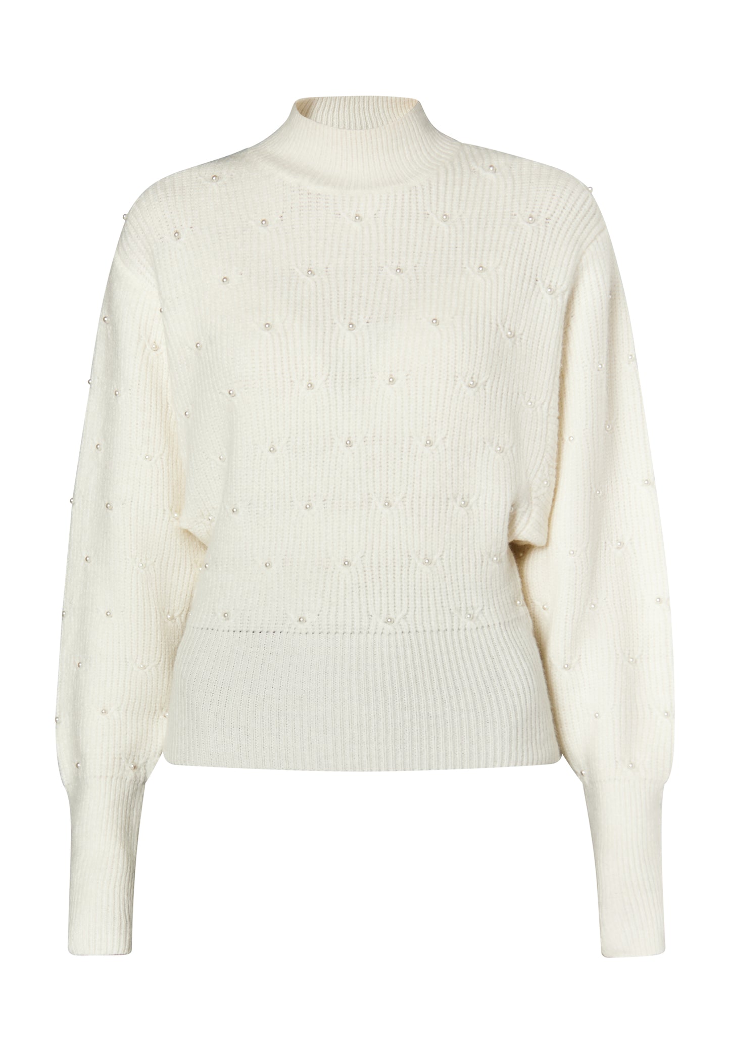 faina women's knitted sweater with pearl