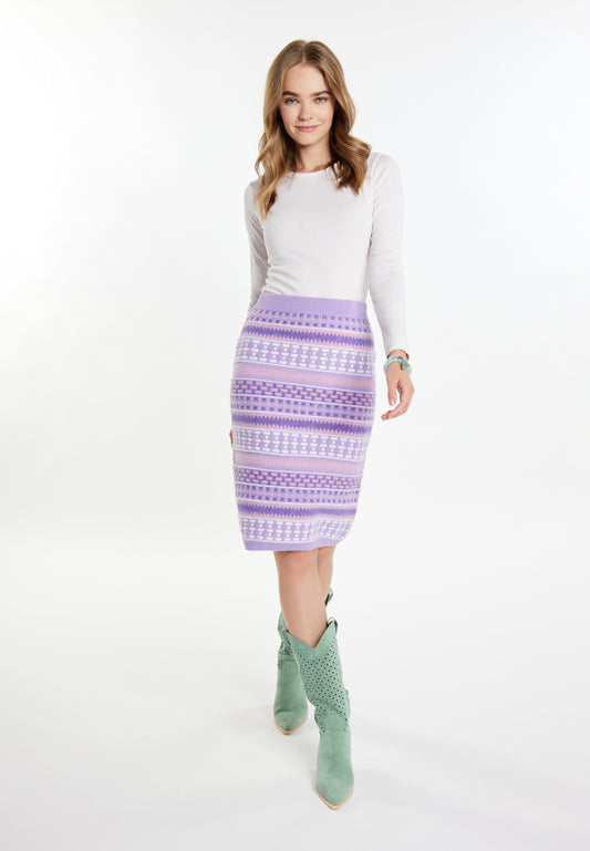 IZIA women's knitted skirt