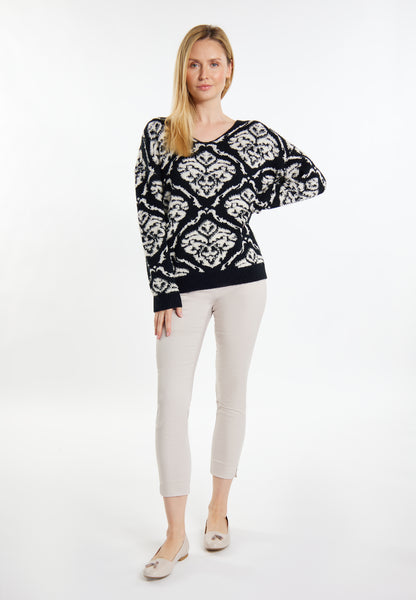 usha damski sweter dzianinowy