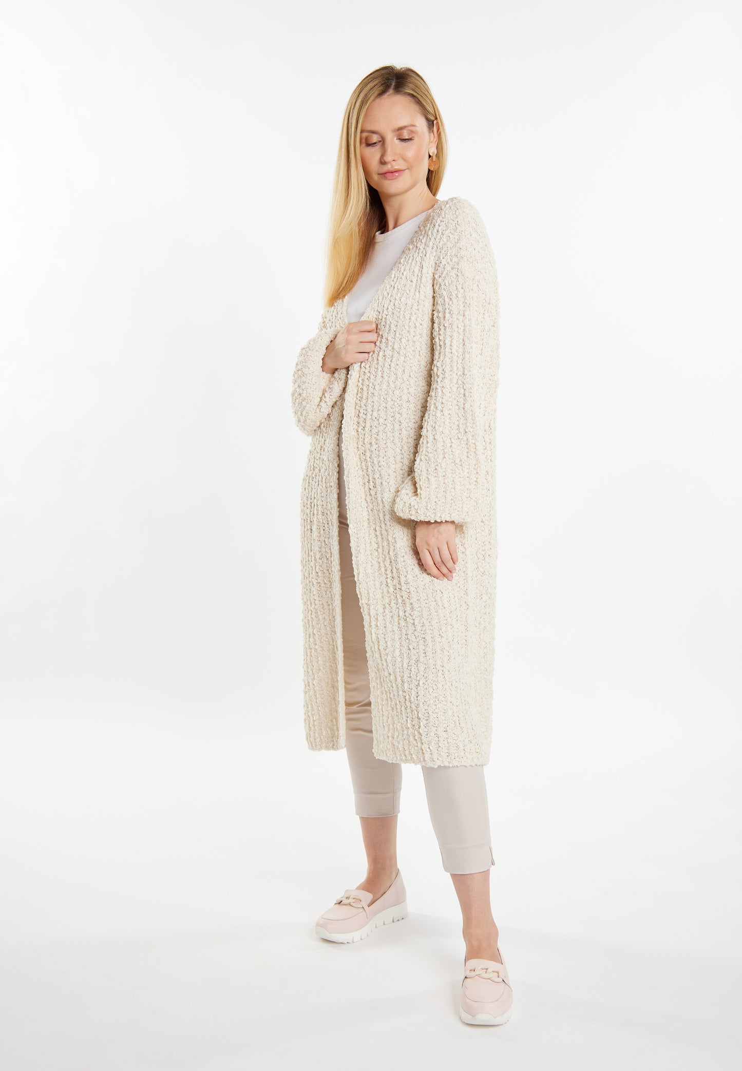 usha WHITE LABEL women's knit cardigan