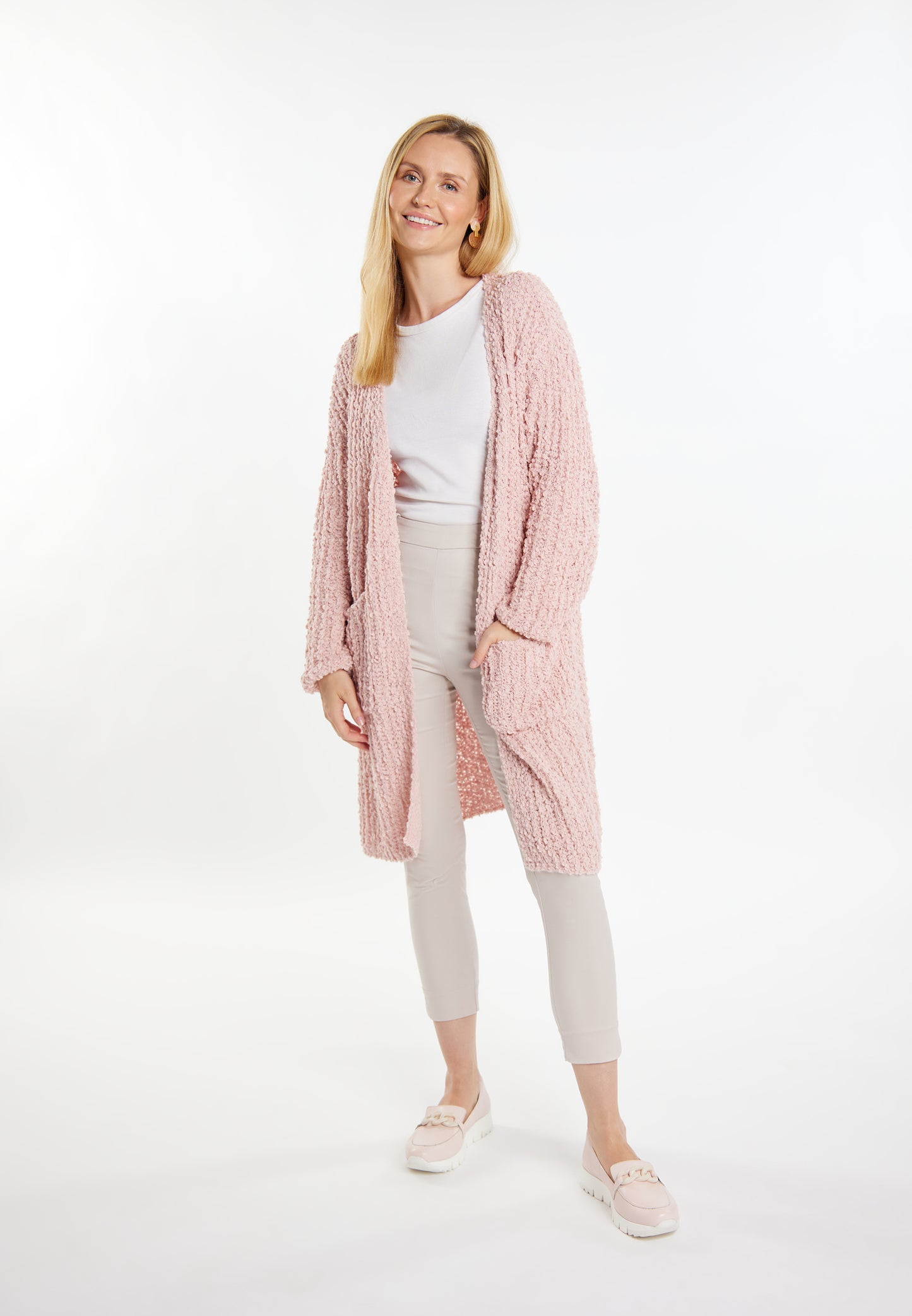 usha WHITE LABEL women's knit cardigan