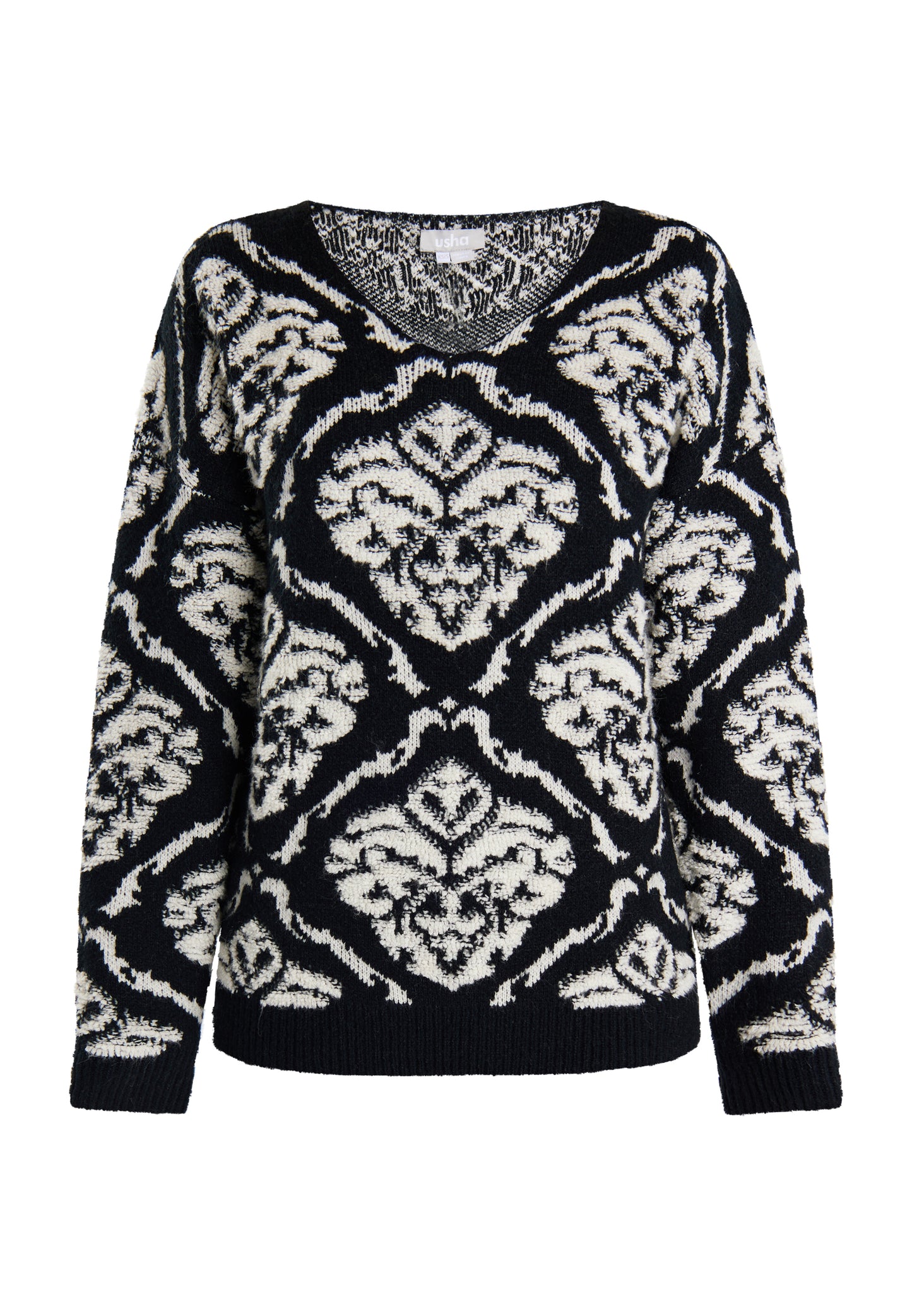 usha damski sweter dzianinowy