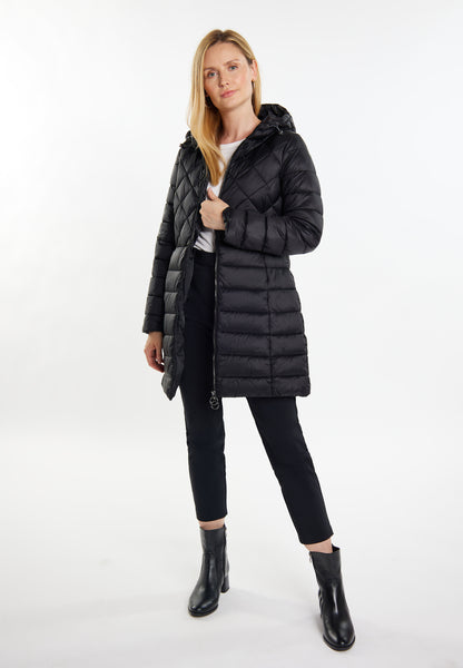 usha women's quilted coat