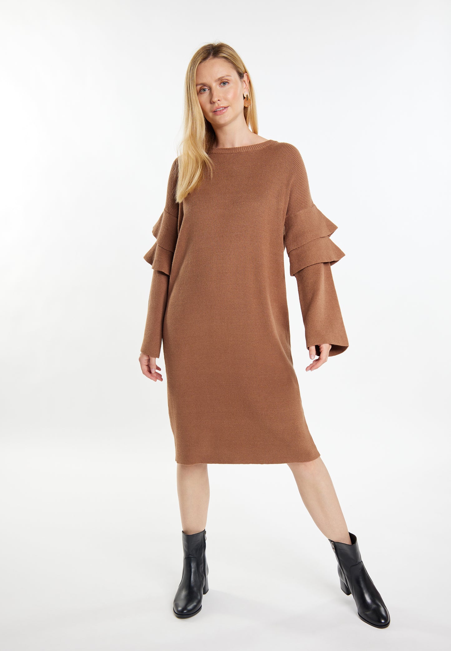 usha WHITE LABEL women's knit dress