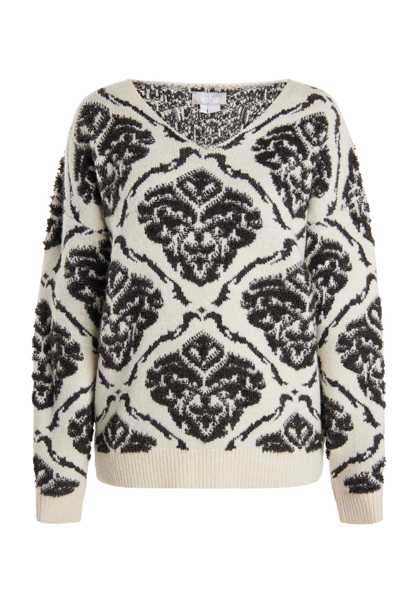 usha damski sweter dzianinowy