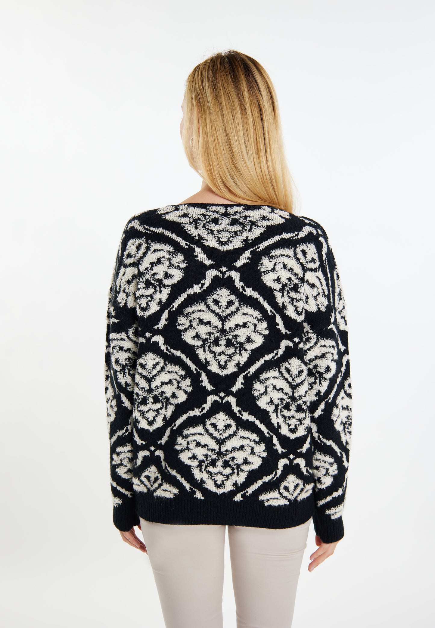 usha damski sweter dzianinowy