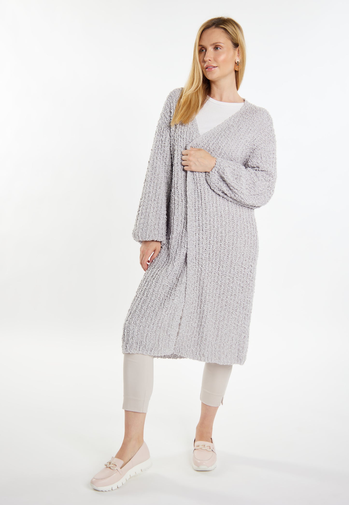 usha WHITE LABEL women's knit cardigan