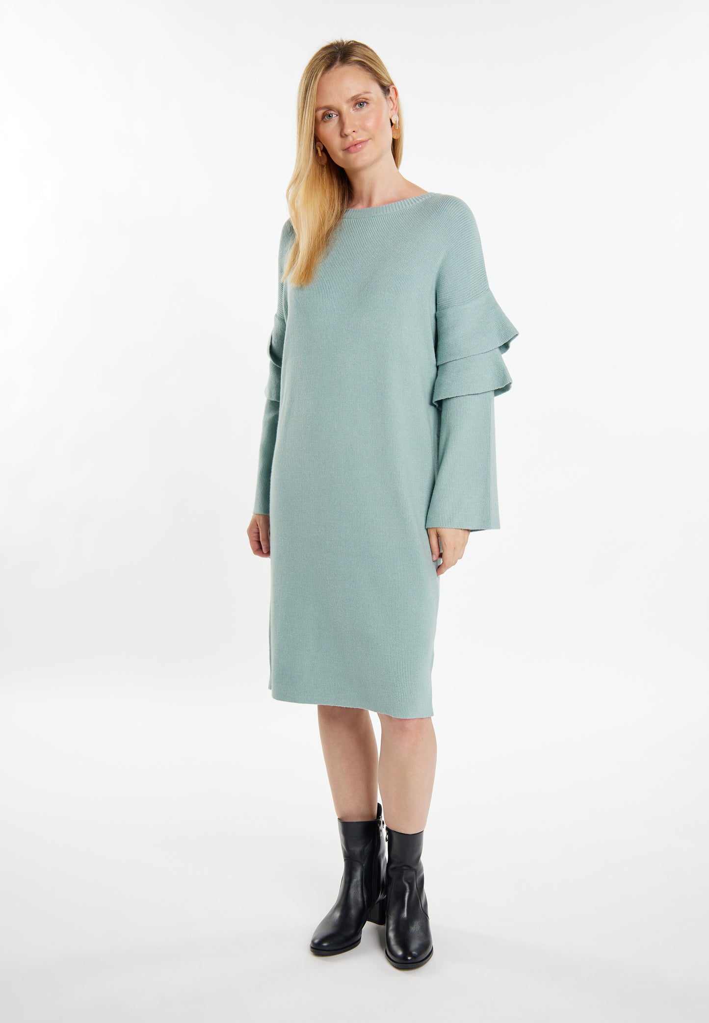 usha WHITE LABEL women's knit dress