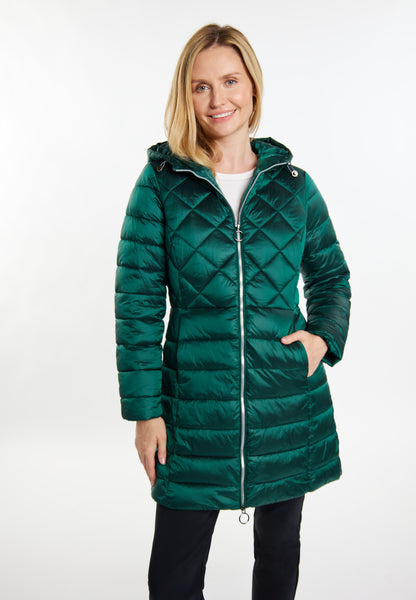 usha women's quilted coat
