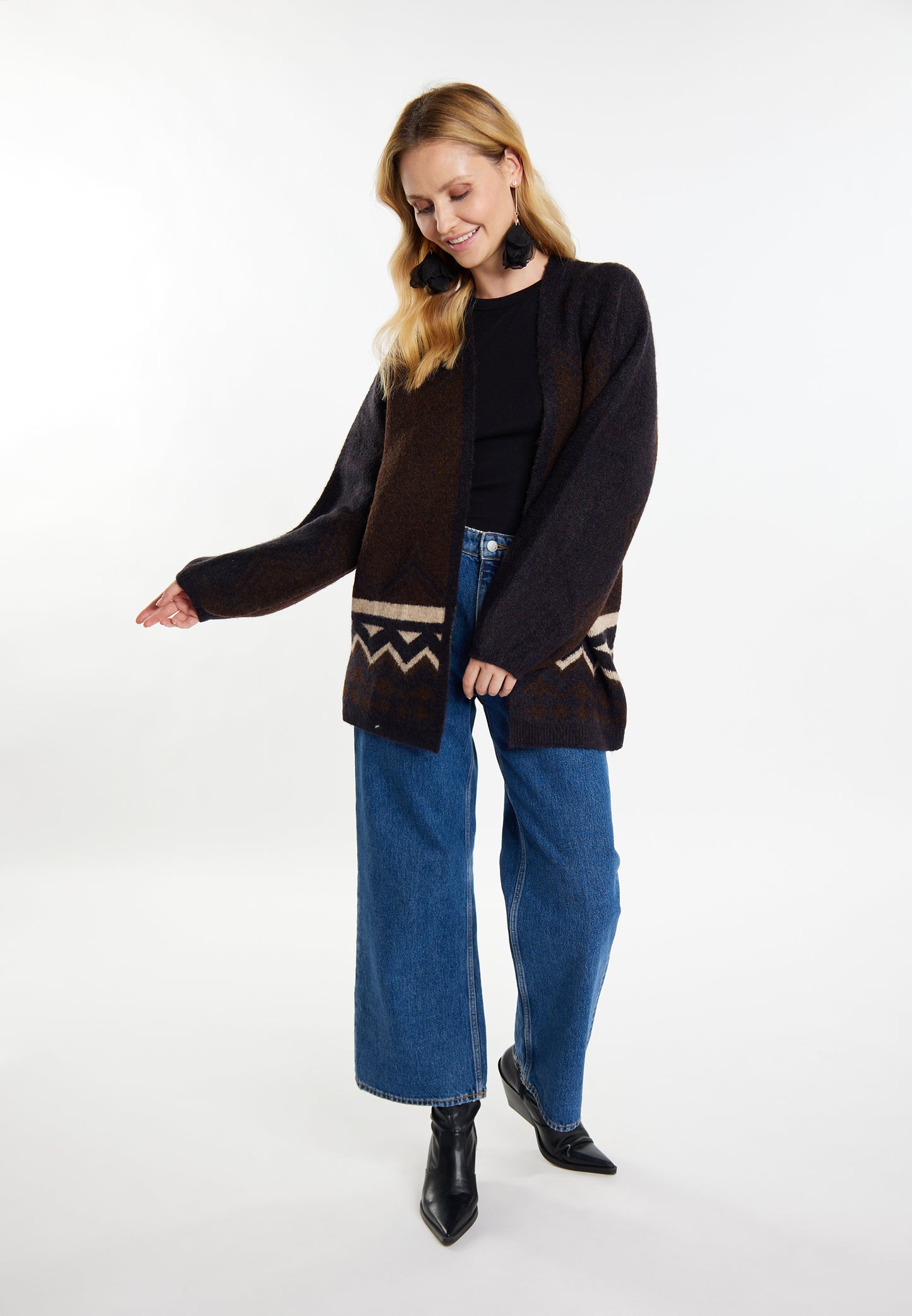 usha FESTIVAL women's knit cardigan