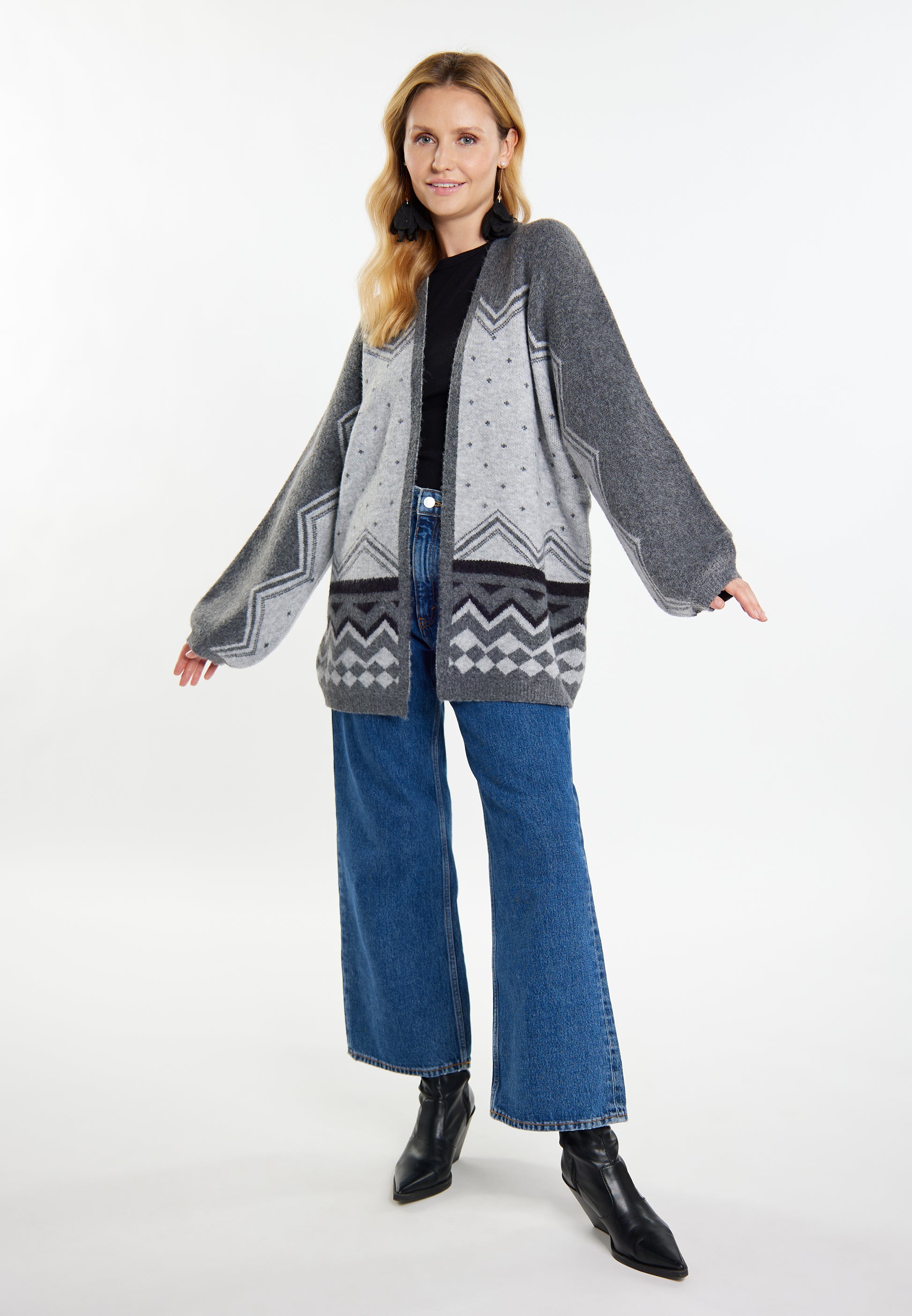 usha FESTIVAL women's knit cardigan