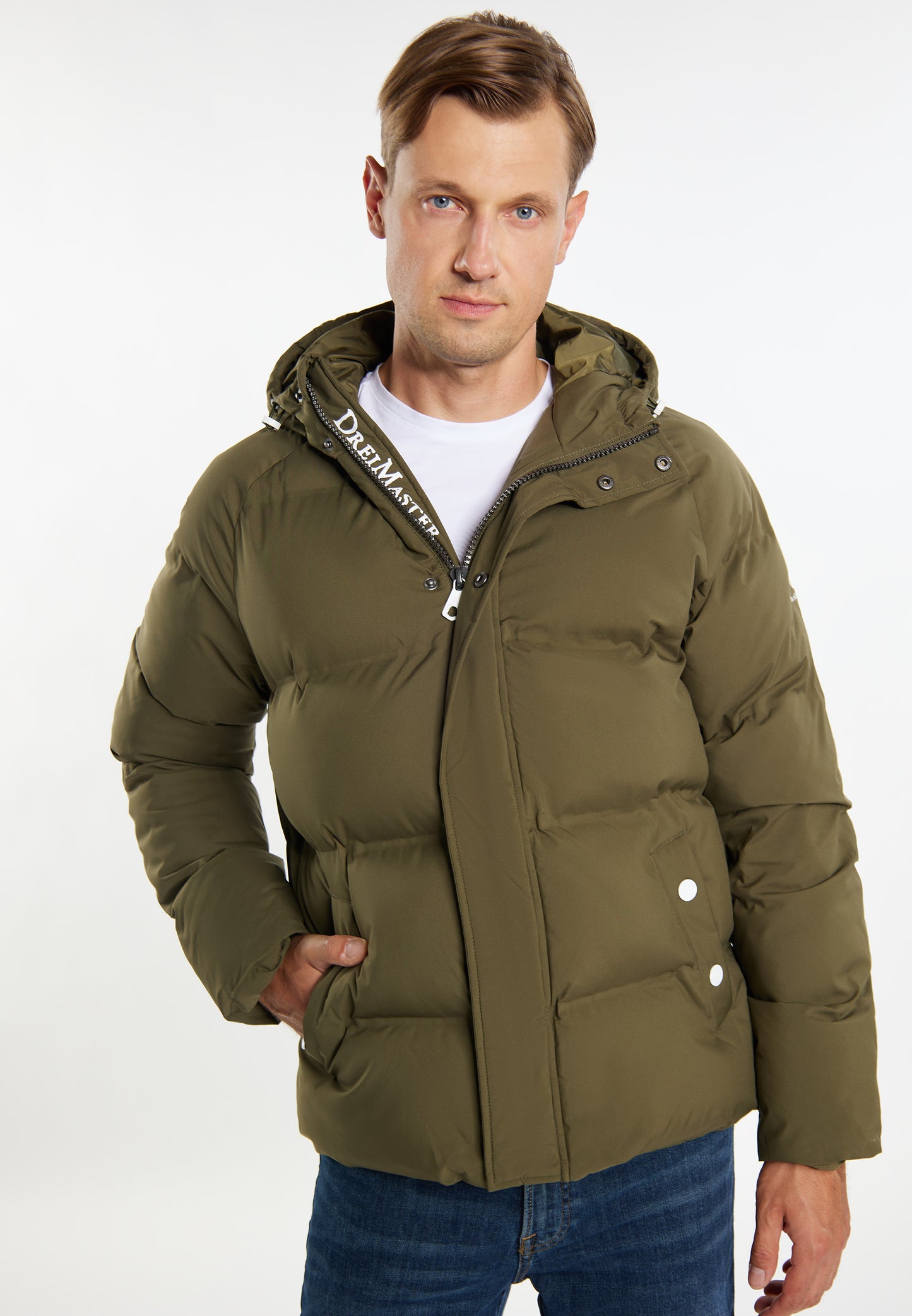 DreiMaster Maritim men's anorak + shopping bag set