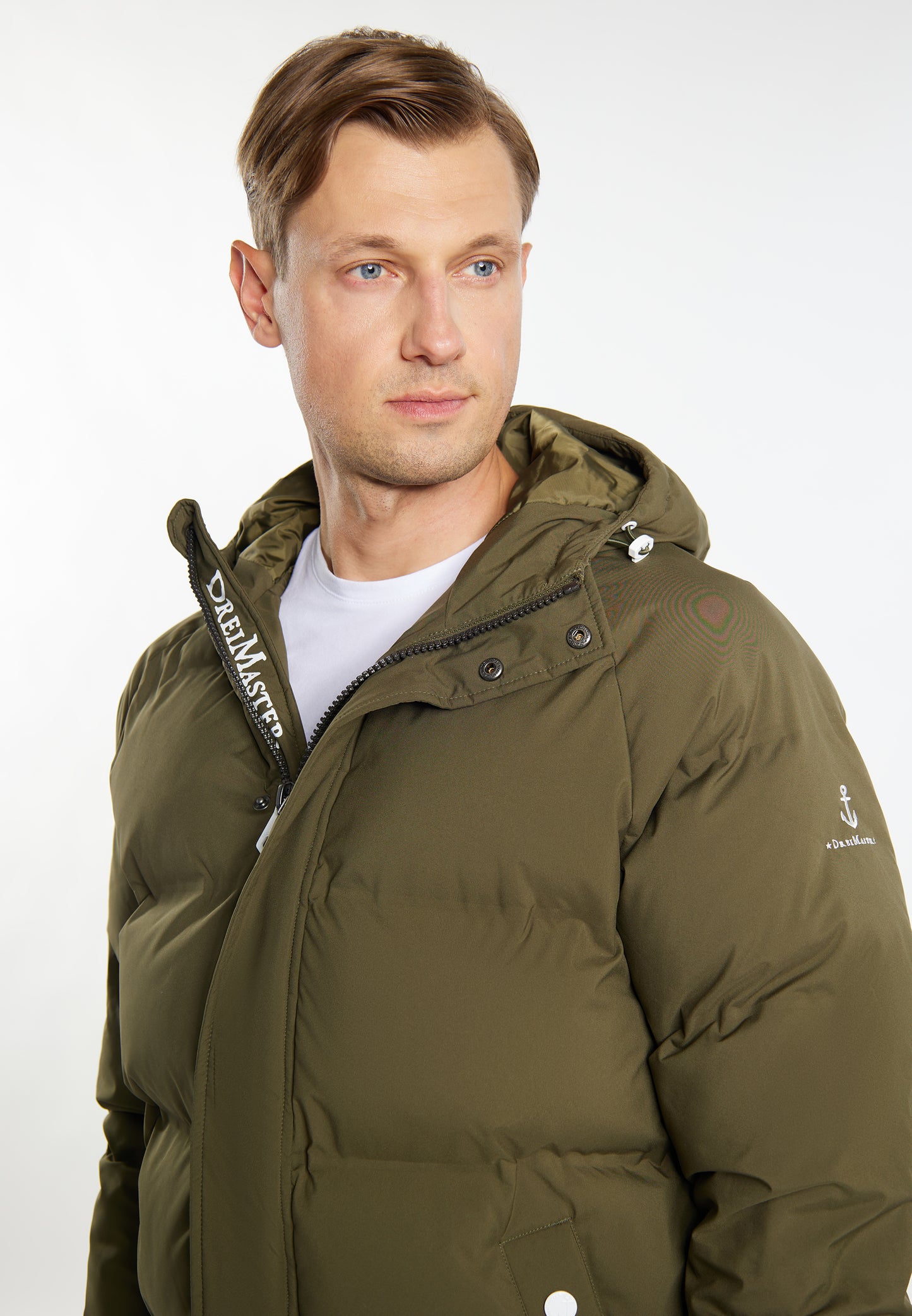 DreiMaster Maritim men's anorak + shopping bag set