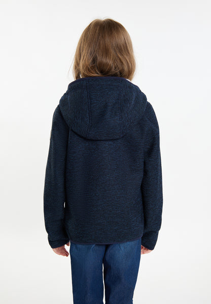 Schmuddelwedda girl's knitted fleece blouson jacket with teddy lining