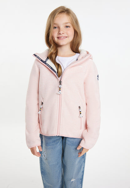 Schmuddelwedda girl's knitted fleece blouson jacket with teddy lining