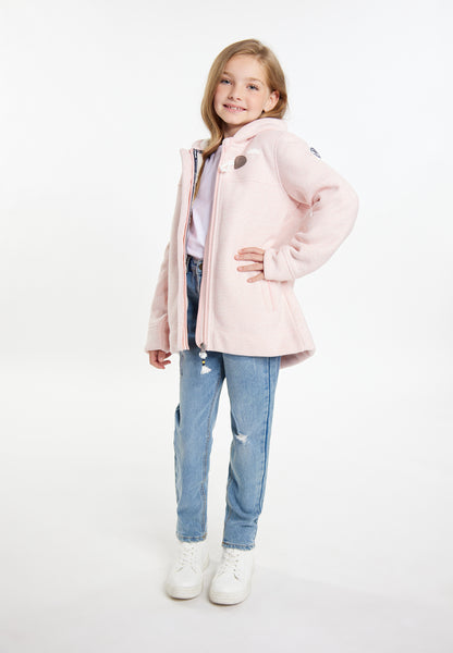 Schmuddelwedda girl's knitted fleece uffle coat