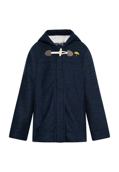 Schmuddelwedda girl's knitted fleece uffle coat