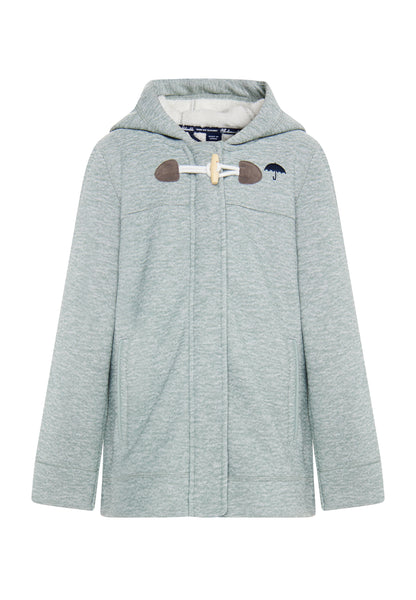 Schmuddelwedda girl's knitted fleece uffle coat