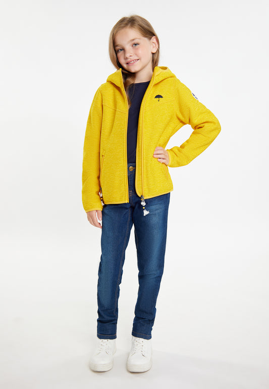 Schmuddelwedda girl's knitted fleece blouson jacket with teddy lining